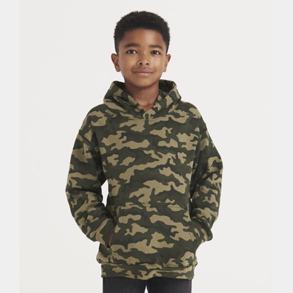AWDis Kids Camo Hoodie Thumbnail