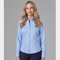 Brook Taverner Ladies Aspen Long Sleeve Oxford Shirt Thumbnail