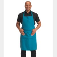 Dennys Polyester Bib Apron with Pocket Thumbnail