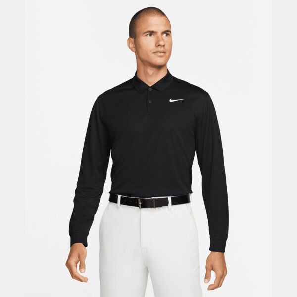 Nike Dri-FIT Victory solid long sleeve polo Thumbnail