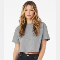 Bella Ladies Jersey Cropped T-Shirt Thumbnail