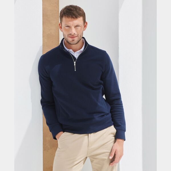 Unisex sustainable ¼-zip sweatshirt Thumbnail