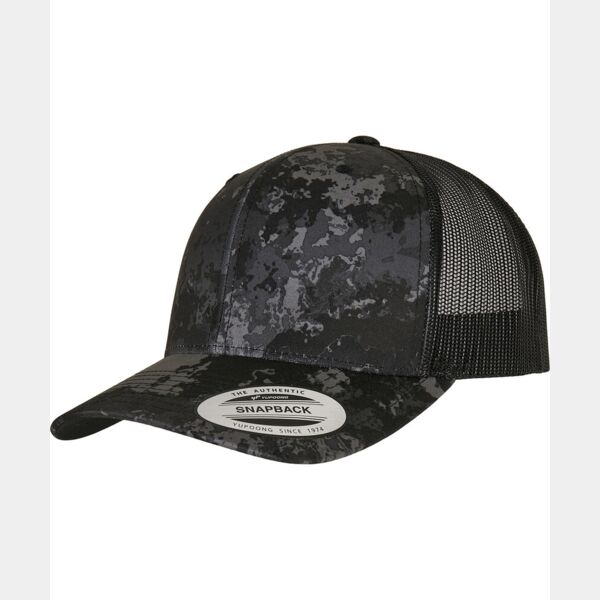 YP Classics® Veil Camo™ retro trucker cap (6606VC) Thumbnail