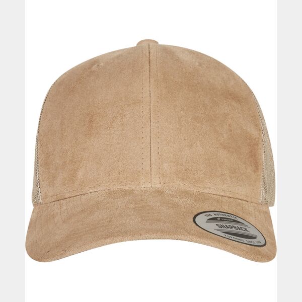 Imitation suede leather trucker cap (6606SU) Thumbnail