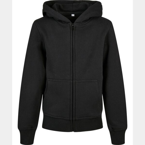 Organic kids basic zip hoodie Thumbnail
