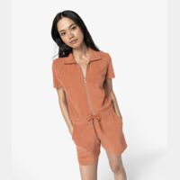 Native Spirit Ladies Terry Towel Short Overall Thumbnail