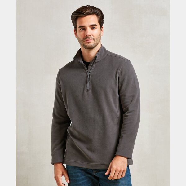 Unisex ‘Recyclight’ 1/4 zip microfleece Thumbnail