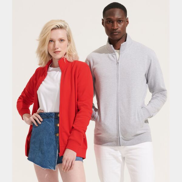 SOL'S Unisex Cooper Full Zip Sweat Jacket Thumbnail
