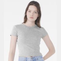 Bella Ladies Micro Rib Baby T-Shirt Thumbnail