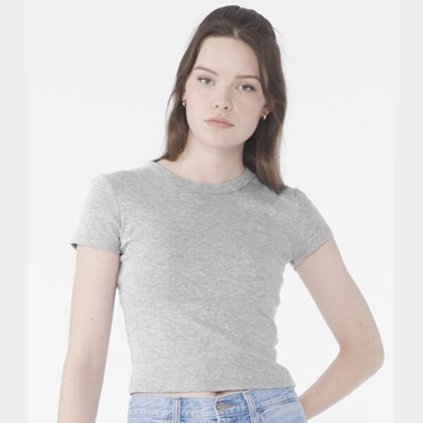 Bella Ladies Micro Rib Baby T-Shirt Thumbnail