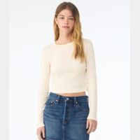 Bella Micro Rib Long Sleeve Baby T-Shirt Thumbnail