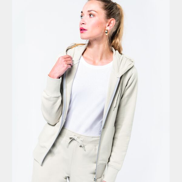 Kariban Ladies Eco Friendly Full Zip Hoodie Thumbnail