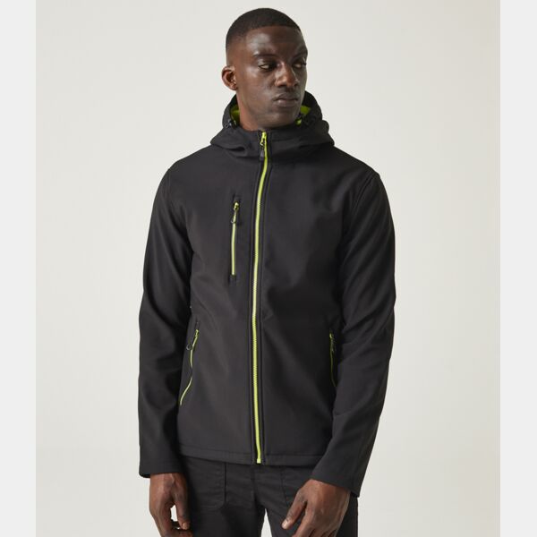 Regatta Navigate Two Layer Hooded Soft Shell Jacket Thumbnail