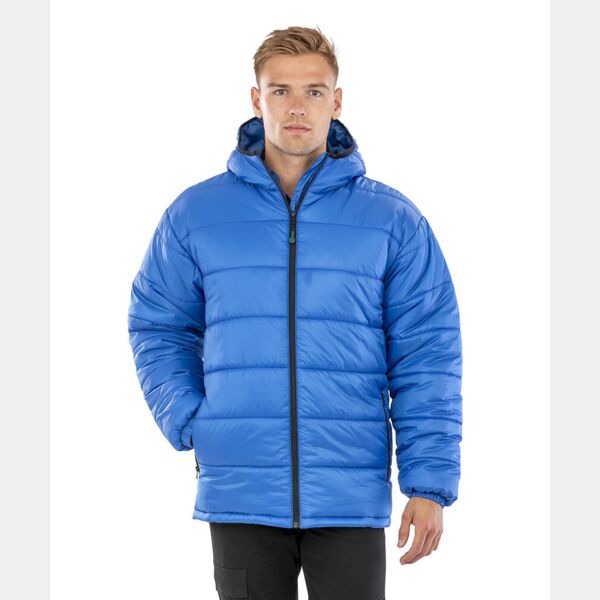 Recycled hooded padded parka Thumbnail