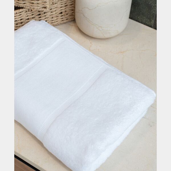 Organic bath towel with printable border Thumbnail