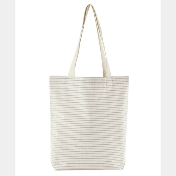 Striped organic cotton tote Thumbnail