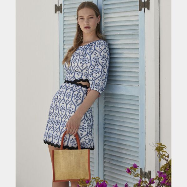 Natural starched jute mini gift bag Thumbnail