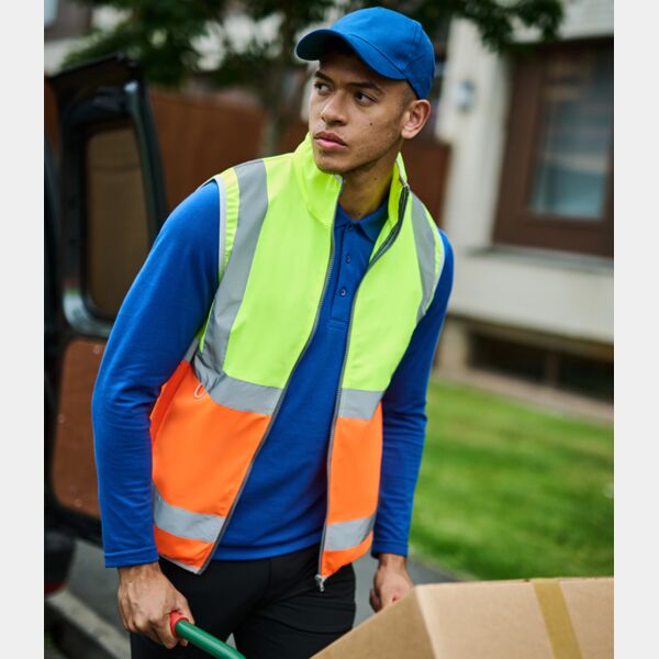 Regatta High Visibility Pro Full Zip Gilet Thumbnail