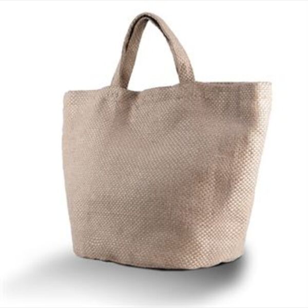 100% natural yarn dyed jute bag Thumbnail