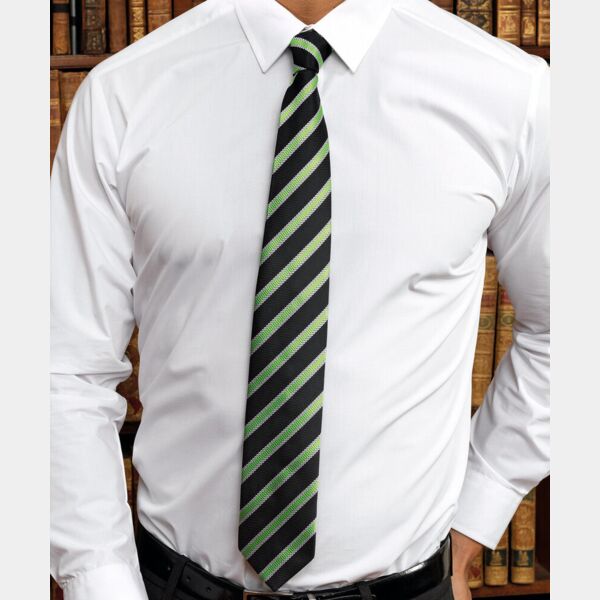 Waffle stripe tie Thumbnail