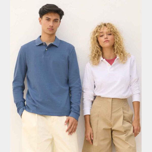 SOL'S Unisex Pacific Long Sleeve Piqué Polo Shirt Thumbnail