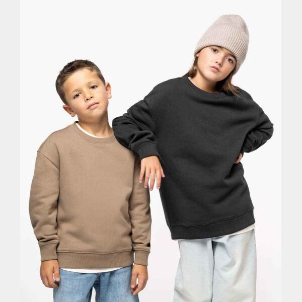 Native Spirit Kids Oversized Round Neck Sweatshirt Thumbnail