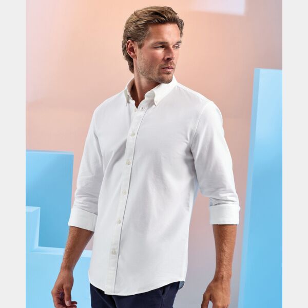 Men’s cotton long sleeve Oxford shirt Thumbnail