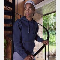 Kustom Kit Regular Fit Piqué Zipped Pocket Hoodie Thumbnail