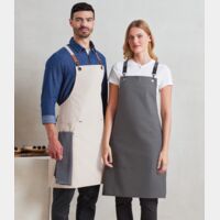 Premier Clip 'n' Clasp Cross Back Bib Apron Thumbnail