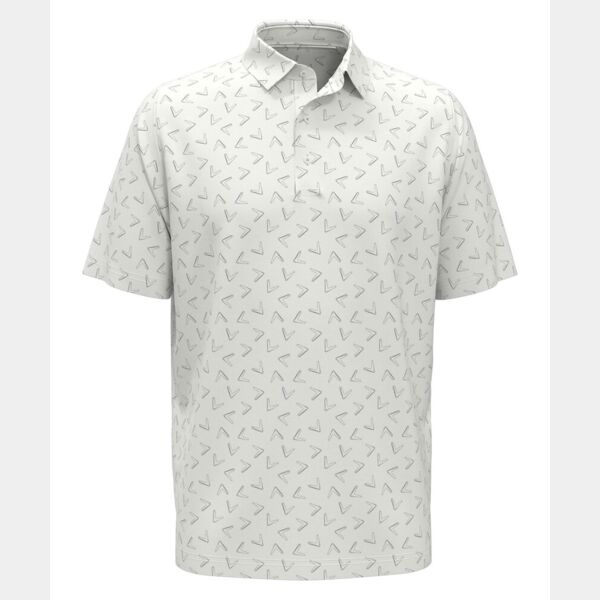 All-over large chev printed polo Thumbnail