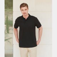 Stretch piqué polo shirt Thumbnail
