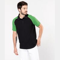 Polo baseball contrast polo shirt Thumbnail