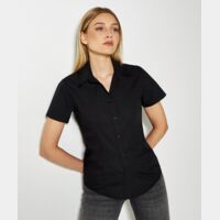 Women's workforce blouse short-sleeved (classic fit) Thumbnail