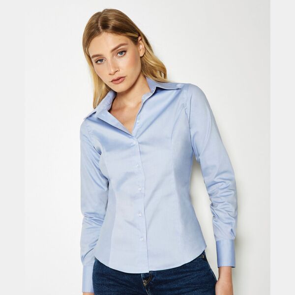 Women's corporate Oxford blouse long-sleeved (tailored fit) Thumbnail