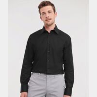 Long sleeve easycare tailored Oxford shirt Thumbnail