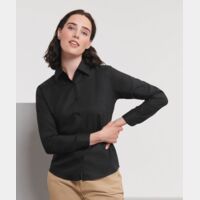 Women's long sleeve easycare Oxford shirt Thumbnail