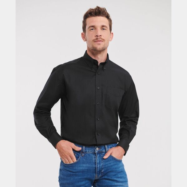 Long sleeve easycare Oxford shirt Thumbnail
