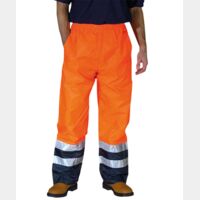 Hi-vis waterproof overtrousers (HVS463) Thumbnail