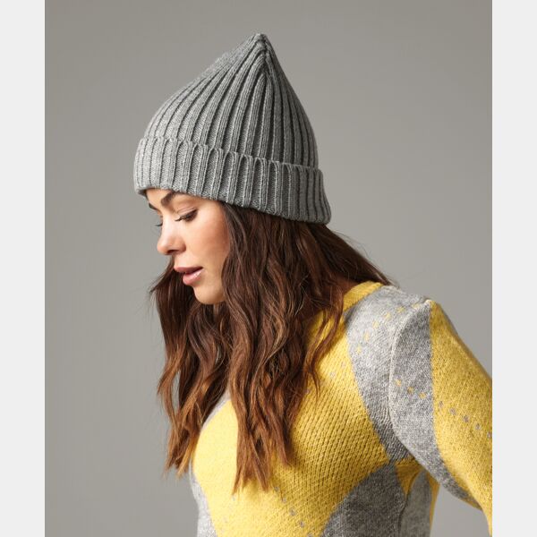 Chunky ribbed beanie Thumbnail