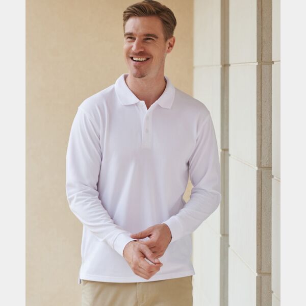 Long sleeve Coolplus® polo shirt Thumbnail