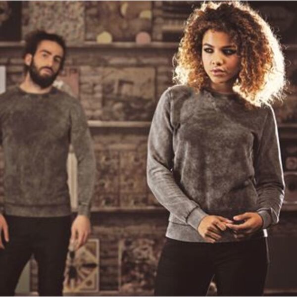 Ladies snow wash sweatshirt Thumbnail