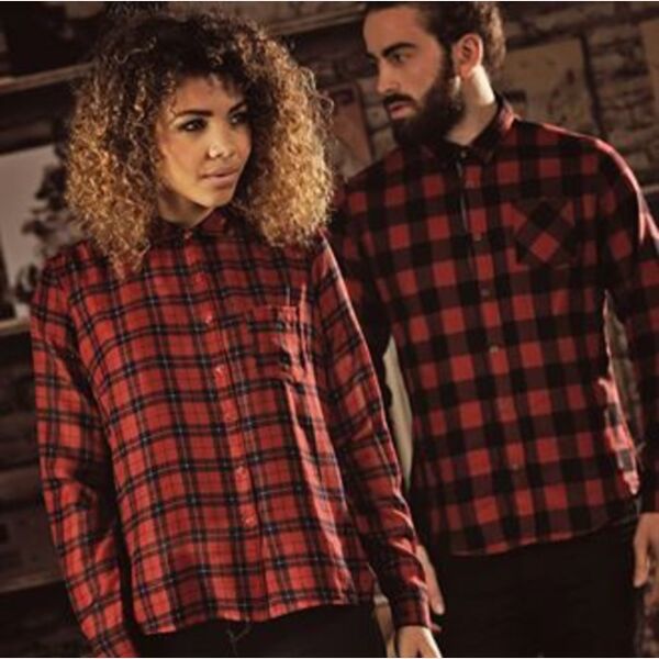 Penny - Ladies long sleeve check blouse Thumbnail