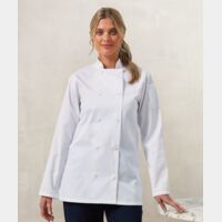 Women's long sleeve chef's jacket Thumbnail