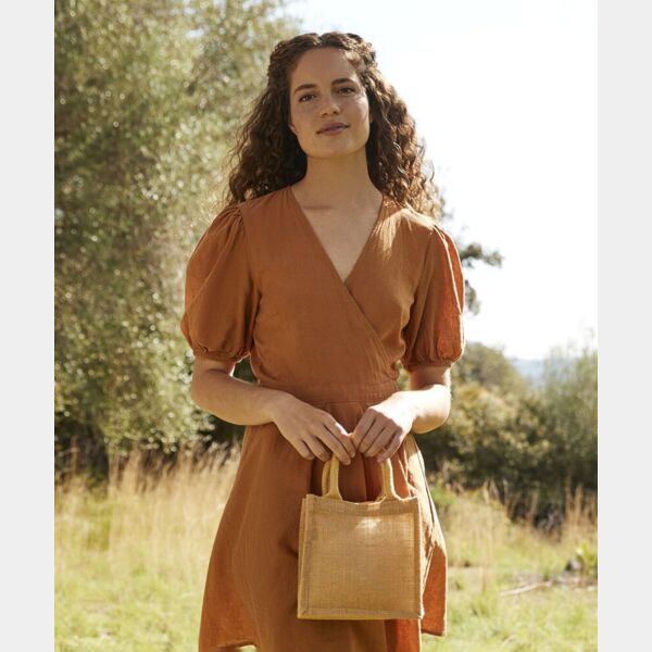 Jute petite gift bag Thumbnail