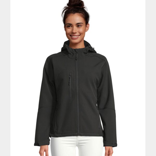 SOL'S Ladies Replay Hooded Soft Shell Jacket Thumbnail