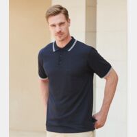 Henbury Coolplus® Tipped Polo Shirt Thumbnail