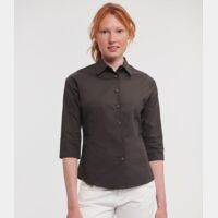 Russell Athletic Collection Ladies 3/4 Sleeve Easy Care Fitted Shirt Thumbnail