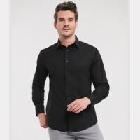 Russell Athletic Collection Long Sleeve Easy Care Fitted Shirt Thumbnail