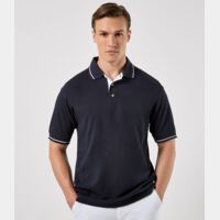 Kustom Kit St Mellion Tipped Cotton Piqué Polo Shirt Thumbnail