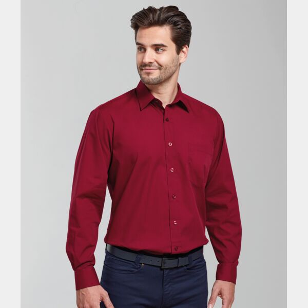 Premier Long Sleeve Poplin Shirt Thumbnail
